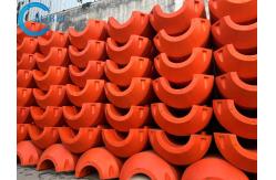 China LDPE Plastic HDPE Pipe Floater Dredge Pool Polyethylene Foam Float supplier