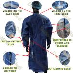 Anti Bacteria Dental Disposable Surgical Gown 2 Waist Tie On for sale
