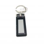 Customized Classic Leather Keychain Key Holder In Polybag Packaging for sale