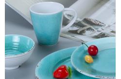 China High Temperature Resistant Blue 350cc Melamine Cups Mugs supplier