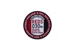 China Custom Club Logo Patches Embroidered Applique Merrowed Souvenir Hats Patch supplier
