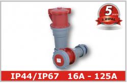 China Three Phase CEE Industrial And Multiphase Power Plugs And Sockets supplier