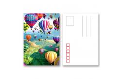 China 0.6mm PET 3D Lenticular Postcard / 3d Animation Picture With CMYK Printing supplier