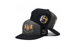 China OEM Design 5 Panel Snapback Hat Custom Fitted Snapback Cap With Plastic Buckle supplier
