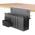 Laptop Stand Tablet iPad Books Holder 2 Tier Desk Side Storage for Office Home School for sale