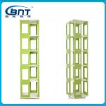 Metal Bookshelf Revolving Storage Rack Custom Multipurpose Book Shelf