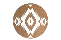China DIY Personalized Round Cork Placemats Trivets Antiskid Good Resilience supplier