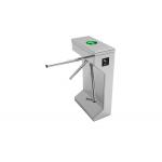 Wire Drawing IP44 DC24V Waist High Turnstile Semi Automatic 60W for sale