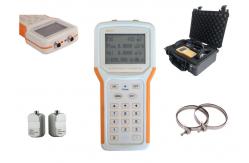 China Good Stability Ultrasonic Handheld Flow Meter IP65 For Mobile Measurement supplier