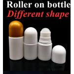 50ml 60ml Pet Roll On Bottles Empty Roll On Deodorant Containers for sale
