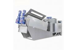 China Stainless Steel Municipal Waste Water Sludge Screw Press Separating Dewatering Treatment Plant supplier