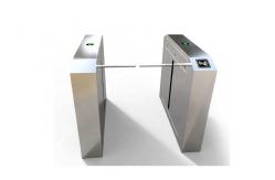 China Flow Access Control Turnstile Barrier Gate Fingerprint Face Recognition System With Single Arm supplier