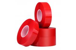 China Alternative To TESA 4965 PET Red Film Double Sided Adhesive Tape supplier