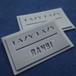 Heat Transfer Embossed OEKO Custom Rubber Labels