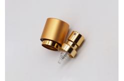 China Matte Silver Perfume Cap Aluminum Cylinder Bottle Lids Non Spill supplier