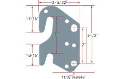 China 10 Hook Plates for Wooden Beds Frame Bracket Headboard Footboard Replacement Stocked supplier