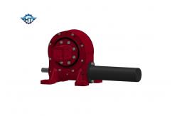 China VE5 Envelope Worm Electric Slew Drive Gearbox With Motor supplier