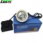 LED Waterproof Mining Cap Lights With Li Ion Battery 10000lux 6.6Ah 3.7V for sale