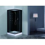 Stylish Shower Room With Matt Black And Tempered Glass For mordern And Customizable for sale