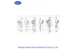 China Aluminium Alloy Transmission Line Tool Manual Handle Series Lifting Electric Chain Hoist supplier