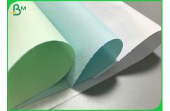 China 50gsm Blue Impression Carbonless NCR Paper Jumbo Roll for Invoice Printing supplier