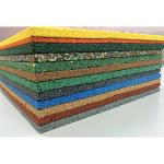 51% Elongation No Cracking Playground Rubber Play Tiles for sale