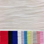 Line Layers Draped Spandex Stretch Wave pleated Jacquard Fabric