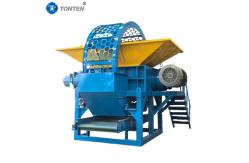 China Cardboard Tyre Tobacco Cardboard Meat Shredder Machine Double Shaft Shredder supplier