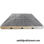 Metal Grate Commercial Entrance Mats Slip Resistant Stainless Steel 304 for sale