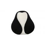 Black Orthopedic Lumbar Memory Foam Back Cushion For Car Office Wheelchair for sale
