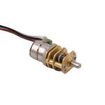 2 Phases Bipolar Geared Stepper Motor With D Shaft / Lead Screw Shaft