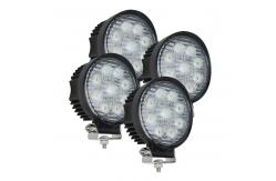 China 2160lm Round LED Work Flood Lights 27W Industry Mining Offroad Lighting supplier