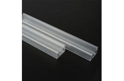 China Building Construction PP Plastic Profile Channel Cable Transparent Management Profile supplier