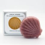 Shell Bamboo Charcoal Konjac Sponge for sale