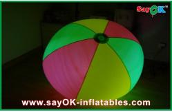 China 2m Event Diameter Ball Inflatable Lighting Decoration With LED Lighting supplier