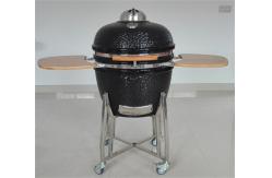 China Adjustable Ventilation System Charcoal Kamado Grill Ceramic With Grill Cover supplier