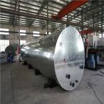 4 Transverse Base Round Shape Bitumen Tank With Thermal Oil Coils Inside for sale