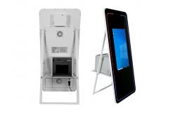 China Computer Optional Mirror Selfie Station Kiosk Magic Mirror Photo Booth Wedding supplier
