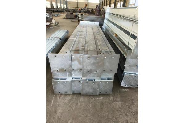 Bolted Galvanized H Section Steel structure Retaining Wall beam Weather Resistance