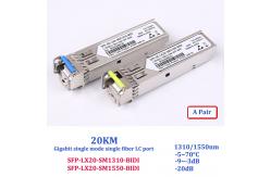 China Sfp Lc Single Mode 1.25G Gigabit Transceiver Module Compatible With H3C supplier