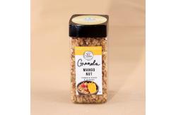 China Food Grade Oats Clear Pet Plastic Square Jar With  Screw Top Lid supplier
