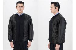 China Fur Collar Security Guard Uniform , Security Guard Jackets With Two Pockets supplier