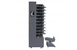China 10 Trays Air Suction Automatic Paper Sheet Book Booklet Gathering Machine Equipment supplier