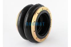 China Double Convoluted Rubber Air Spring Guomat 12X2 Industrial Air Bag With Flange Ring supplier