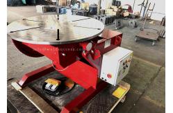 China 2T Rotory And Tiltling Welding Positioner With Foot Pedal And Hand Box supplier