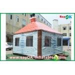 Customized 5 x 4m PVC Giant Inflatable House Bar Plub With Window / Chimney