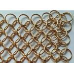 10mm Round Ring Chainmail Weave Stainless Steel Decoration Curtain Chainmail Ring Mesh for sale