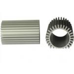 Silvery  Anodized Industrial Aluminum Profile , Aluminum Heat Sink / Aluminium Radiator for sale
