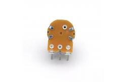 China 5k Potentiometer With Switch 15mm Dual Gang Audio Taper supplier