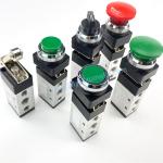 MSV86522 Series Pneumatic Manual Valve 2 Position 5 Way Mechanical for sale